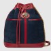 Gucci Blue Medium Rajah Bucket Bag