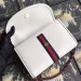 Gucci Rajah Small White Shoulder Bag