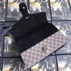 Gucci Black Dionysus Small GG Supreme Shoulder Bag