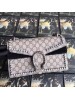 Gucci Black Dionysus GG Supreme Crystal Small Shoulder Bag