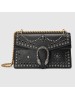 Gucci Black Dionysus Small Studded Shoulder Bag