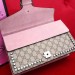 Gucci Pink Dionysus GG Supreme Crystal Small Shoulder Bag