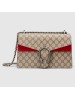 Gucci Red Dionysus Small GG Supreme Shoulder Bag