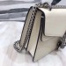 Gucci White Dionysus Small Leather Shoulder Bag
