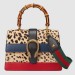 Gucci Leopard Dionysus Small Bamboo Top Handle Bag