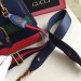 Gucci Navy Stripe Dionysus Small Bamboo Top Handle Bag