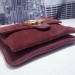 Gucci Bordeaux Suede Arli Medium Shoulder Bag
