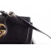 Gucci Black Suede Arli Medium Shoulder Bag