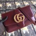 Gucci Burgundy Small Arli Leather Shoulder Bag