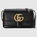 Gucci Black Small Arli Leather Shoulder Bag