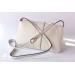 Gucci White Small Arli Leather Shoulder Bag