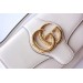 Gucci White Small Arli Leather Shoulder Bag