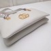 Gucci White Arli Large Top Handle Leather Bag