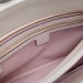 Gucci White Arli Large Top Handle Leather Bag