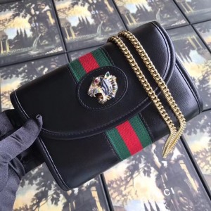 Gucci Black Rajah Mini Shoulder Bag