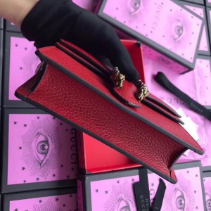 Gucci Red Dionysus Super Mini Leather Bag