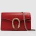 Gucci Red Dionysus Super Mini Leather Bag