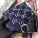 Gucci Blue Dionysus Super Mini Velvet Bag