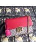 Gucci Red Padlock Medium GG Supreme Shoulder Bag