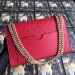 Gucci Red Padlock Medium Guccissima Shoulder Bag