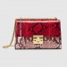 Gucci Padlock Medium Python Shoulder Bag