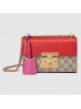 Gucci Red Padlock Small GG Supreme Shoulder Bag