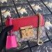 Gucci Red Padlock Small GG Supreme Shoulder Bag