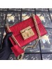 Gucci Red Padlock Small Guccissima Shoulder Bag