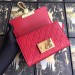 Gucci Red Padlock Small Guccissima Shoulder Bag