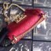 Gucci Red Padlock Small Guccissima Shoulder Bag