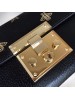 Gucci Black Padlock Bee Star Small Shoulder Bag