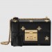 Gucci Black Padlock Bee Star Small Shoulder Bag