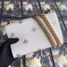 Gucci White Padlock Bee Star Small Shoulder Bag