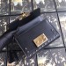 Gucci Black Padlock Small Studded Shoulder Bag