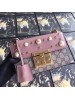 Gucci Nude Padlock Studded GG Supreme Shoulder Bag