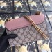 Gucci Nude Padlock Studded GG Supreme Shoulder Bag