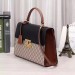 Gucci Black Medium Padlock GG Supreme Top Handle Bag