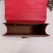 Gucci Red Medium Padlock GG Supreme Top Handle Bag