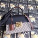 Gucci Black Small Padlock GG Supreme Top Handle Bag