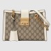 Gucci White Padlock Small GG Shoulder Bag