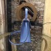 Gucci Blue Flower Sylvie Medium Top Handle Bag