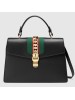 Gucci Black Sylvie Medium Top Handle Bag