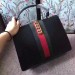 Gucci Black Sylvie Medium Top Handle Bag