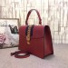 Gucci Red Sylvie Medium Top Handle Bag