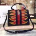 Gucci Black Sylvie Medium Signature Leather Bag