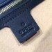 Gucci Black Sylvie Medium Signature Leather Bag