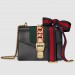 Gucci Black Leather Sylvie Mini Chain Bag