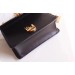 Gucci Black Leather Sylvie Mini Chain Bag