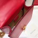 Gucci Red Leather Sylvie Mini Chain Bag