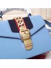 Gucci Blue Leather Sylvie Mini Bag